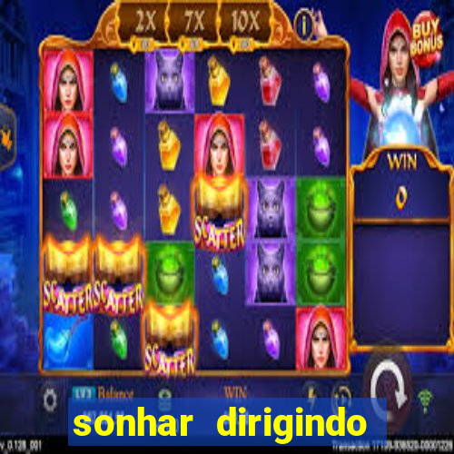 sonhar dirigindo carro jogo do bicho